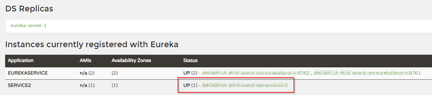 Spring Cloud Netflix Random port register in Eureka with port 0