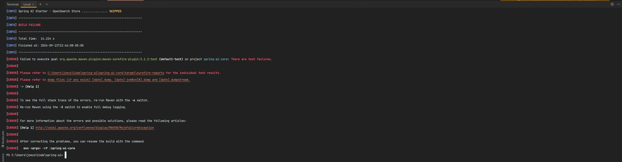 BuildFailures