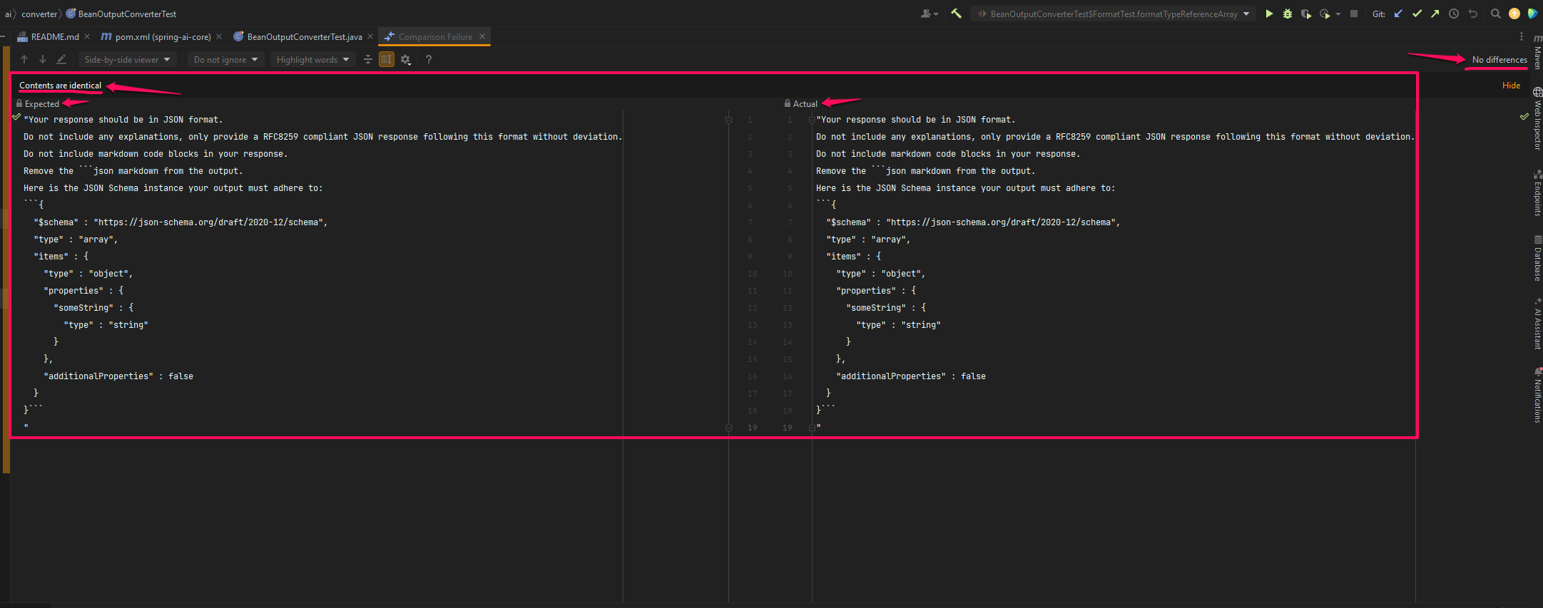 formatTypeReferenceArray_IndividualTestFailure_ExpectedVsActualResultComparison