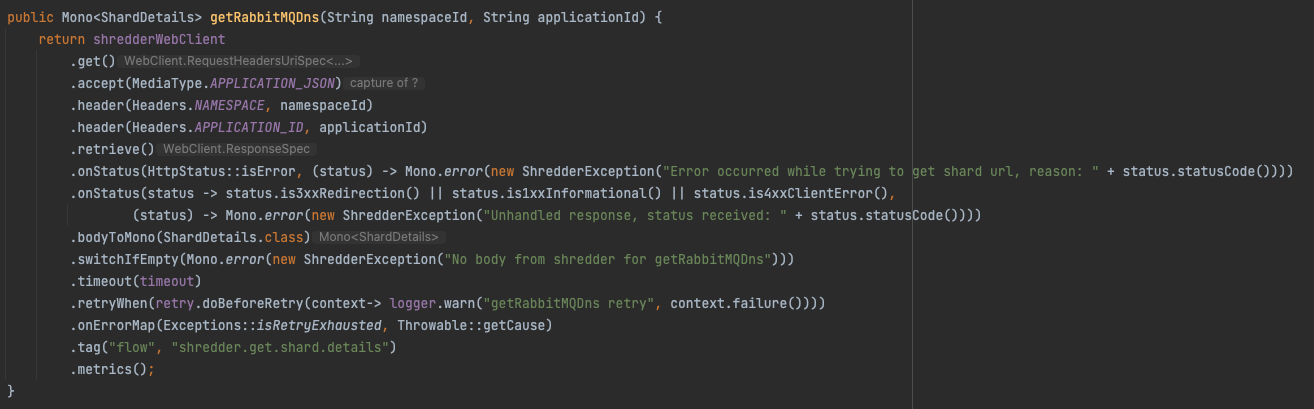 Spring Webclient seems to miss response on high spikes