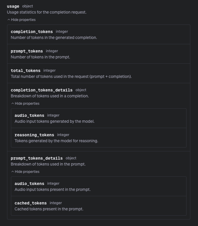 Spring AI How to expose vendor specific usage information