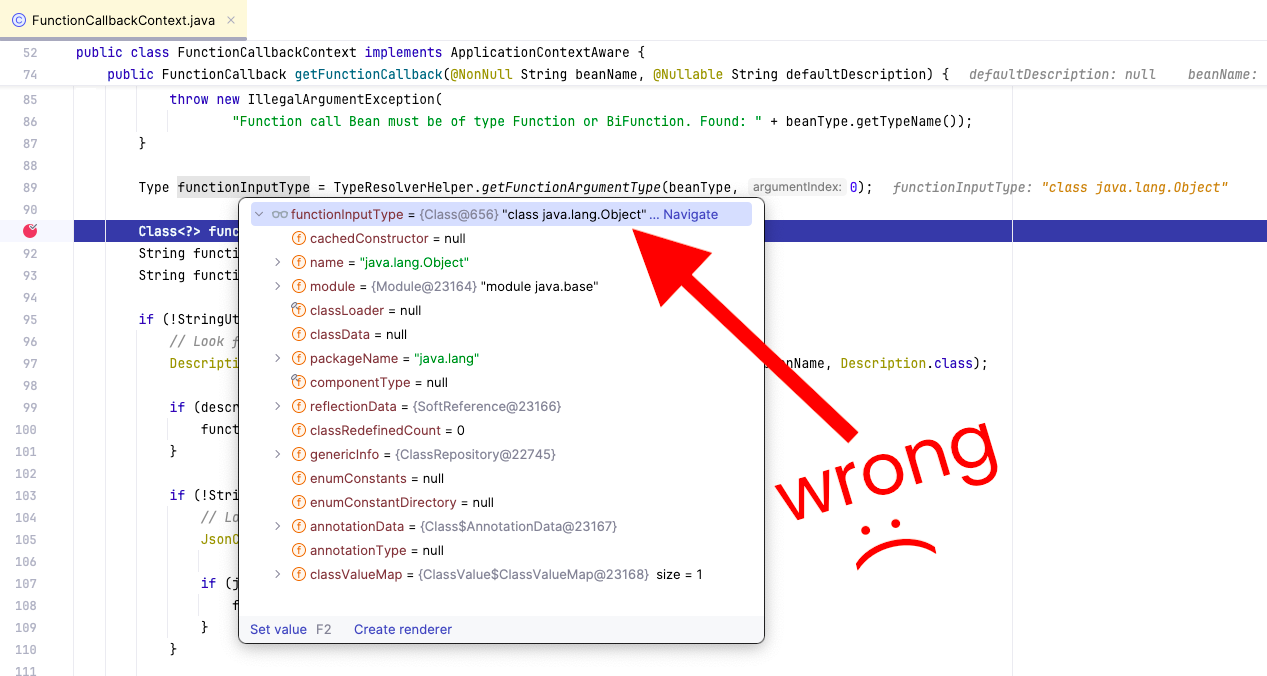 Spring-ai BiFunction with ToolContext Fails Due to Incorrect Type Resolution in Spring Cloud Function