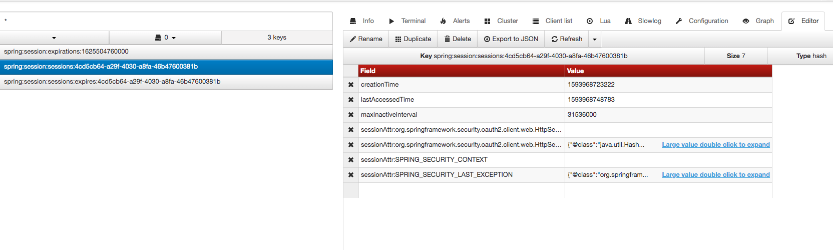Spring Security OAuth2AuthenticationException should be in allowlist