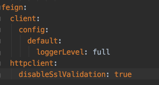 Spring Cloud Netflix Feign Client + Eureka - Disable SSL Validation not working