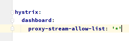 Spring Cloud Netflix sr7 dashboard show WARN :If it should be allowed add it to hystrix.dashboard.proxyStreamAllowList.