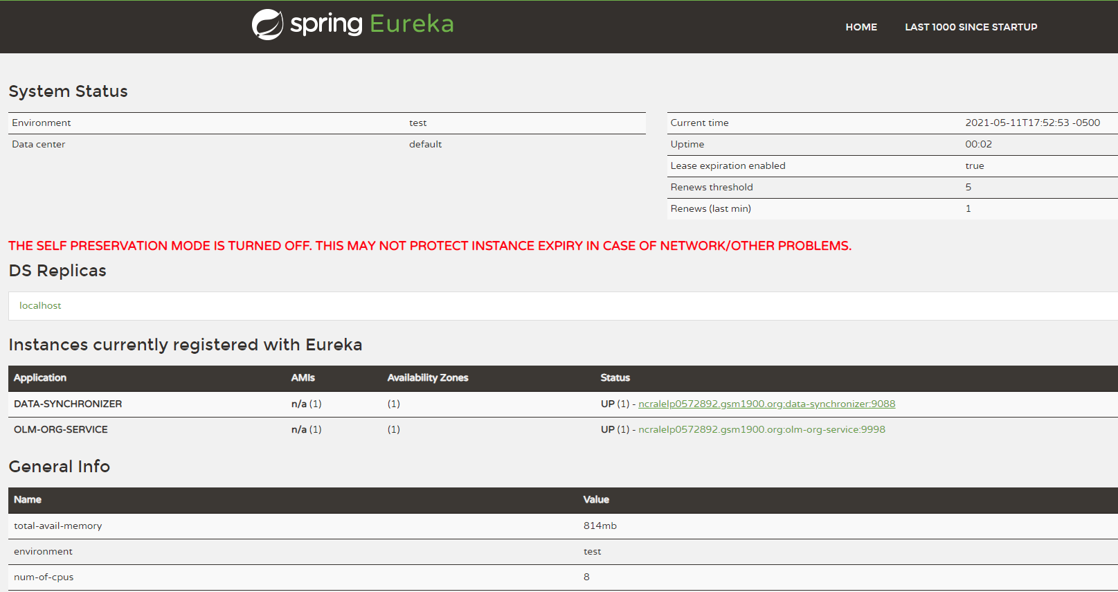 Spring Cloud Netflix feign.RetryableException: Permission denied: connect executing PUT http://data-synchronizer/v1/propagate/{}