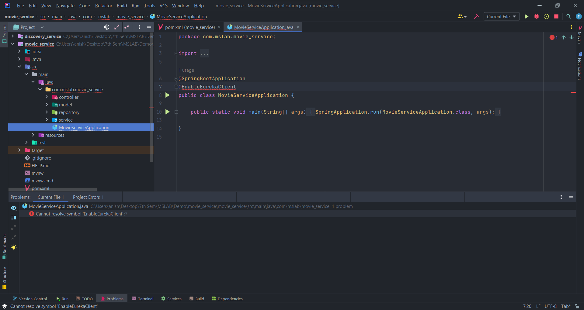 Spring Cloud Netflix spring-cloud-netflix: Cannot enable eureka client?