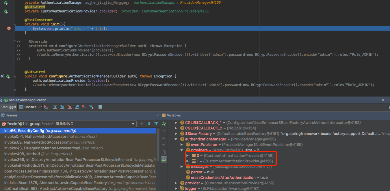Spring Security When I custom AuthenticationProvider, can I remove the Default Provider-DaoAuthenticationProvider?