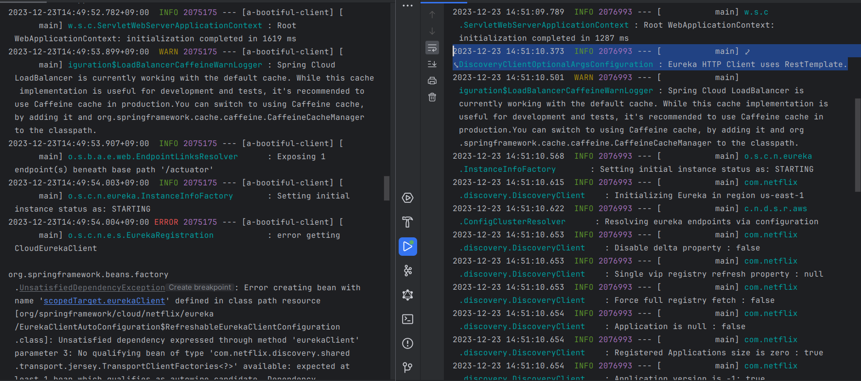 Spring Cloud Netflix Issue with Eureka DiscoveryClient with latest 2022.0.3-SNAPSHOT (4.0.2-SNAPSHOT)