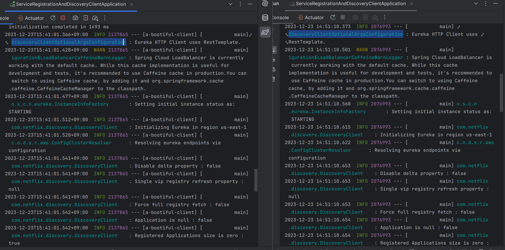 Spring Cloud Netflix Issue with Eureka DiscoveryClient with latest 2022.0.3-SNAPSHOT (4.0.2-SNAPSHOT)