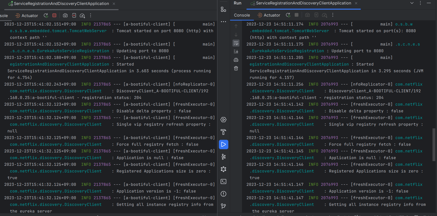 Spring Cloud Netflix Issue with Eureka DiscoveryClient with latest 2022.0.3-SNAPSHOT (4.0.2-SNAPSHOT)