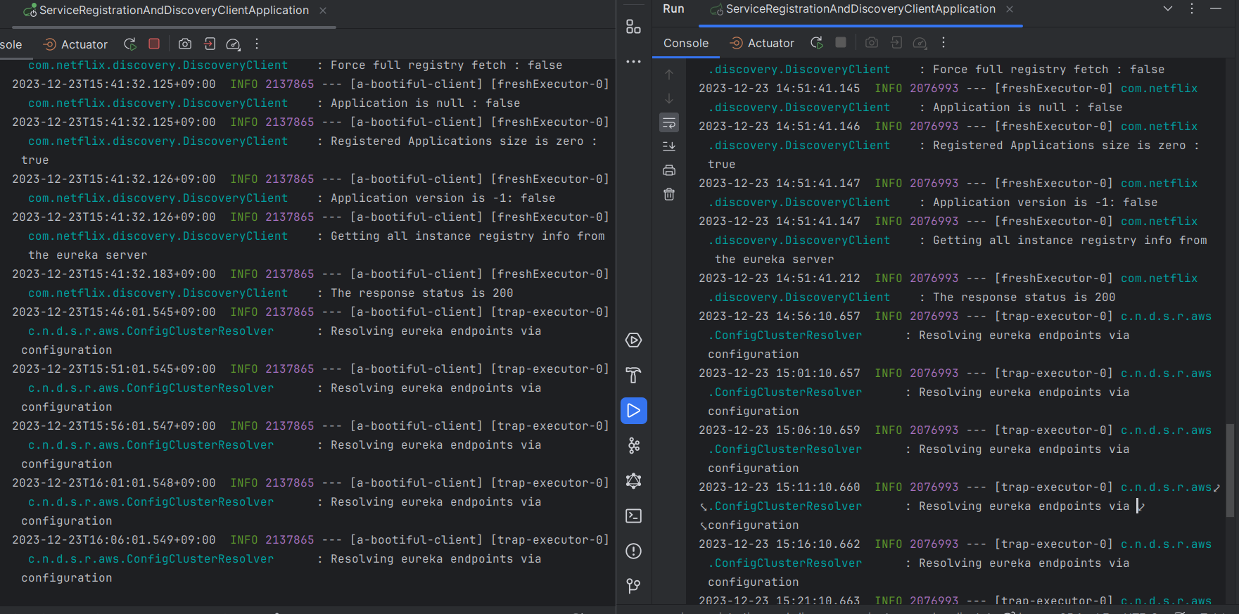 Spring Cloud Netflix Issue with Eureka DiscoveryClient with latest 2022.0.3-SNAPSHOT (4.0.2-SNAPSHOT)