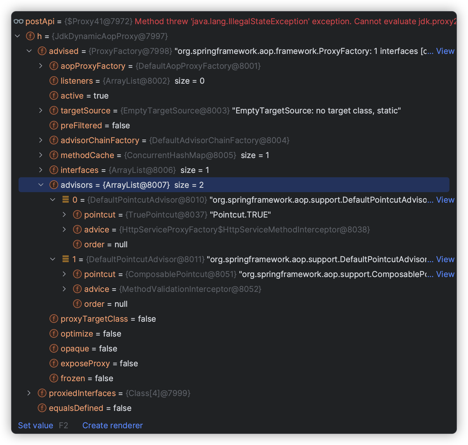 Spring Support method validation for an interface only proxy like an HTTP interface client