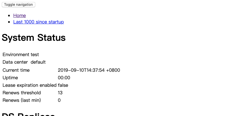 Spring Cloud Netflix Eureka dashboard static resources not loading