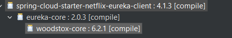 Spring Cloud Netflix spring-cloud-starter-netflix-eureka-client:4.1 has vulnerability with dependency woodstox-core:6.2.1