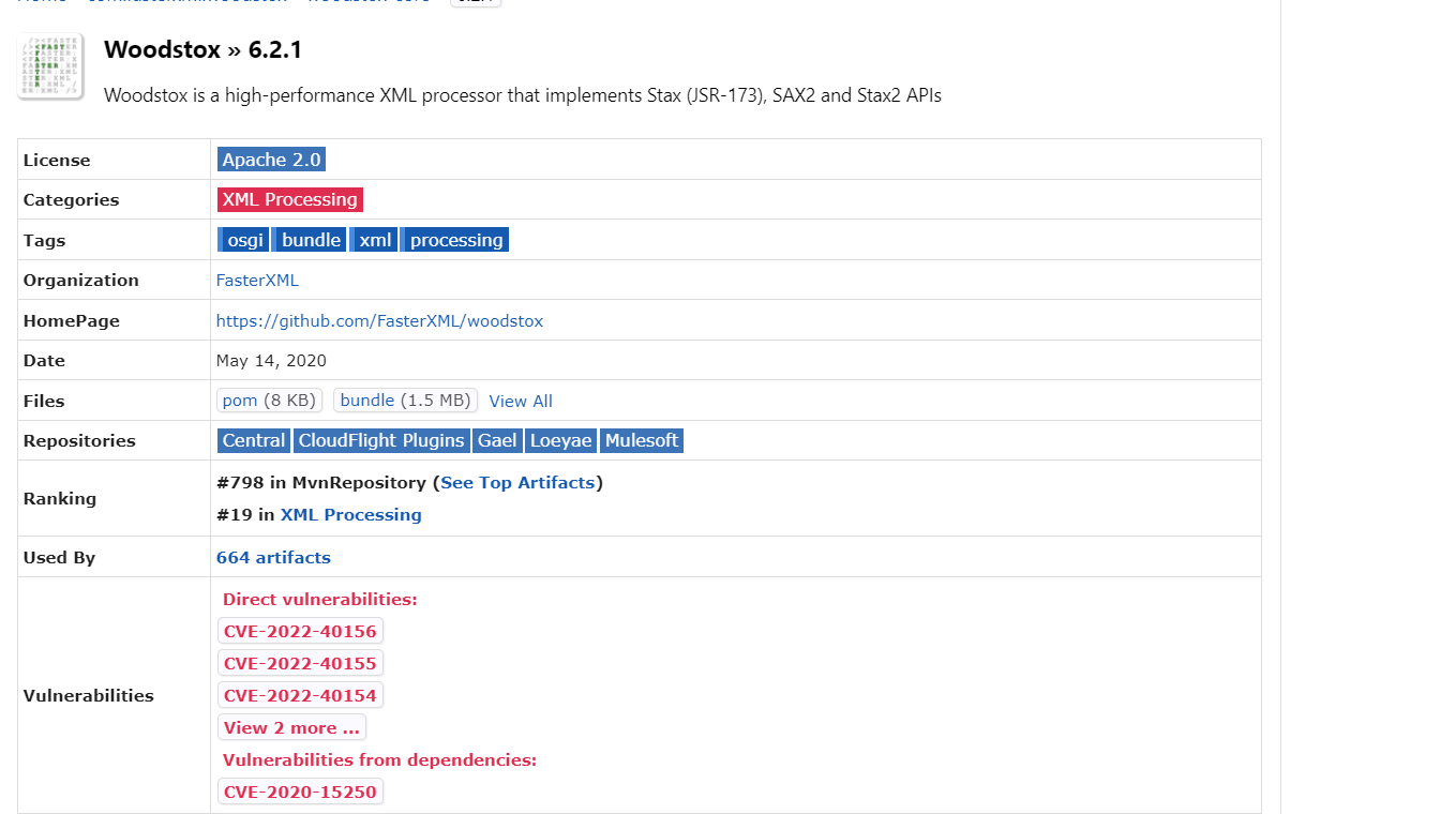 Spring Cloud Netflix spring-cloud-starter-netflix-eureka-client:4.1 has vulnerability with dependency woodstox-core:6.2.1