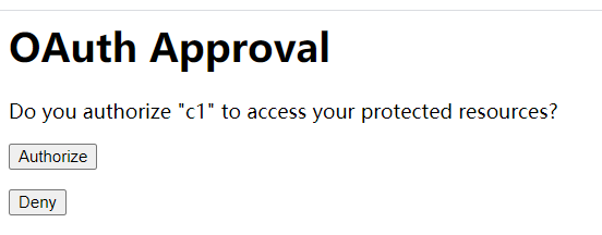Spring Security Spring Security Oauth2；The authorization page has no authorization options？