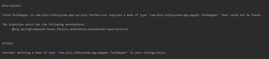 MyBatis-Plus 启动的时候Mapper文件上加了@Mapper注解，识别不到Mapper