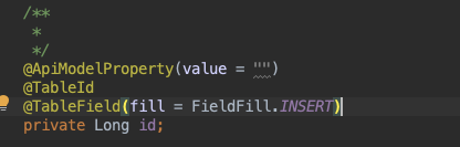 MyBatis-Plus 自动填充 id字段不生效，其它字段有效