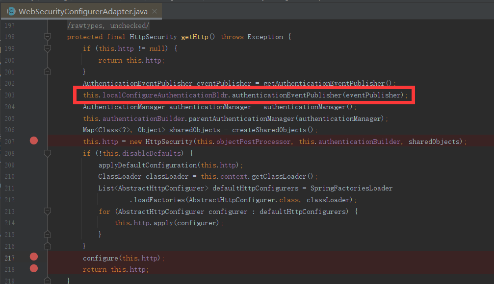 Spring Security ProviderManager  eventPublisher  is null