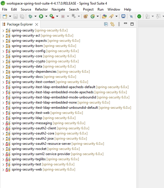 Spring Security Outdated CONTRIBUTING.adoc?