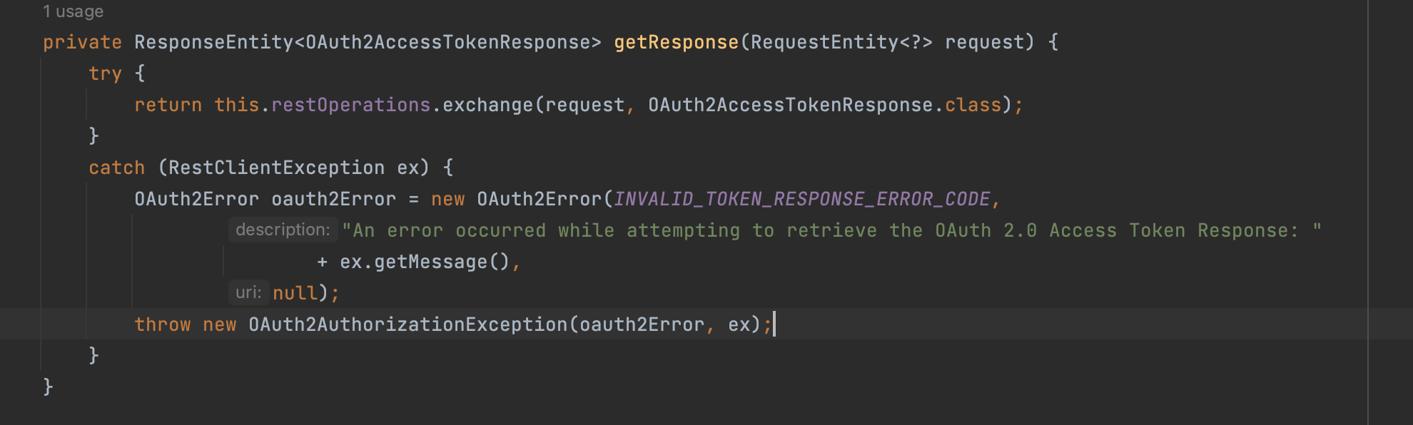 Spring Security Authorized client details is not getting deleted by RemoveAuthorizedClientOAuth2AuthorizationFailureHandler