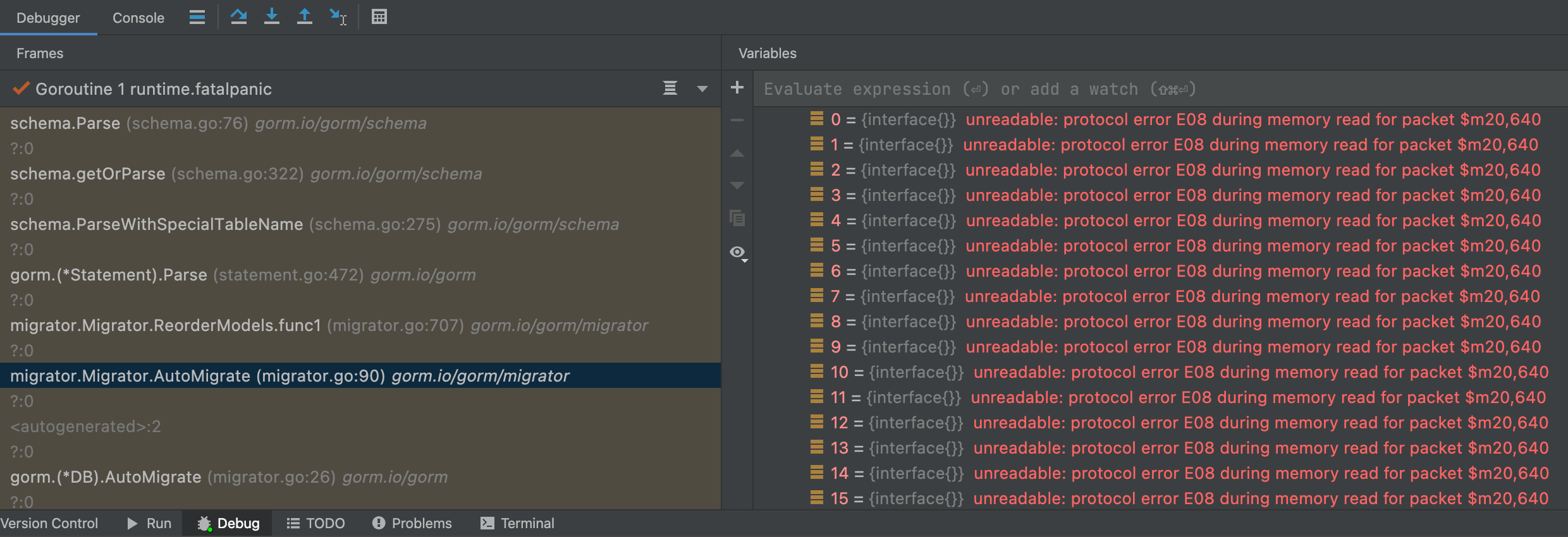Gorm Migrator Panic at Polymorphic Relationship and no PK