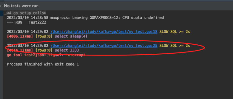 Gorm Execution time timed out but it is not a 