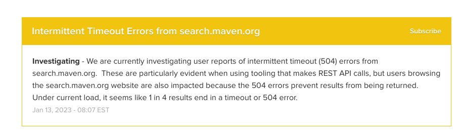 SpringBoot Speed up BOMR library resolution