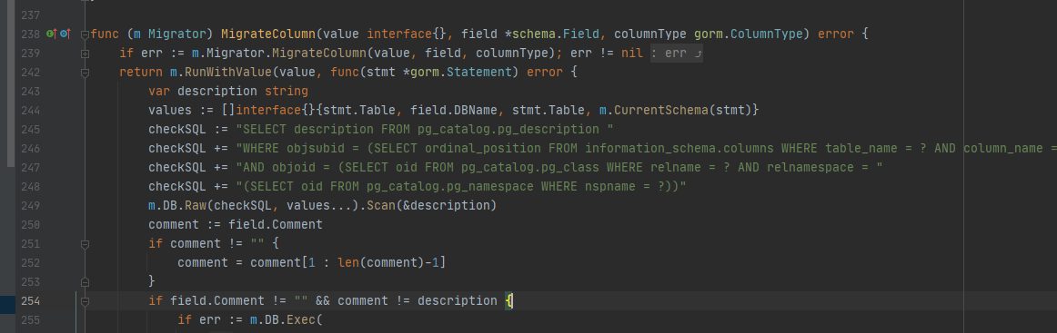 Gorm field tag scale not work