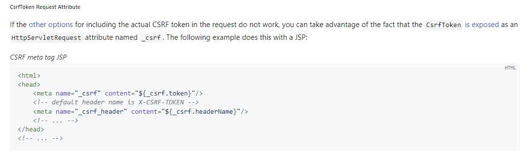 Spring Security Add guidance on REST API and CSRF to docs