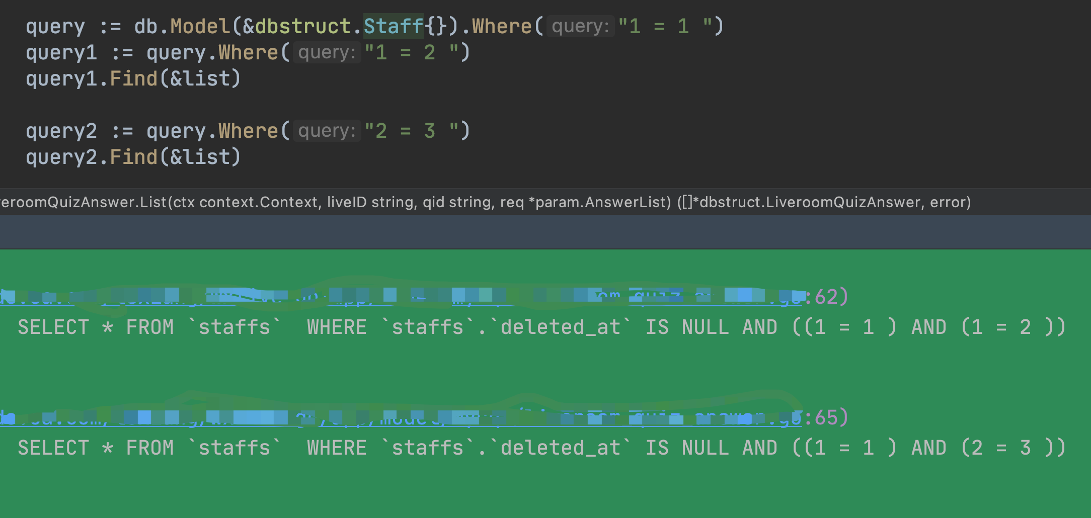 Gorm gorm v1 and v2 is incompatible (db=db.Where())
