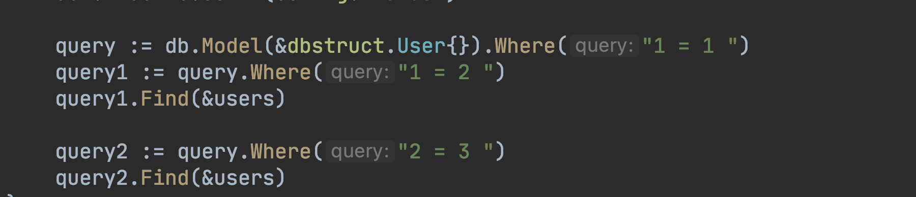 Gorm gorm v1 and v2 is incompatible (db=db.Where())