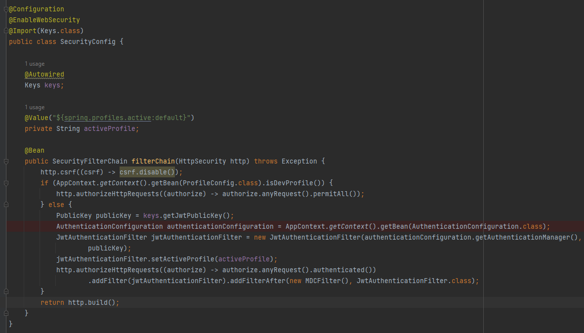 Spring Security Security config upgrade 5.7.8 to 6.1.0, api response status from 500 to 403