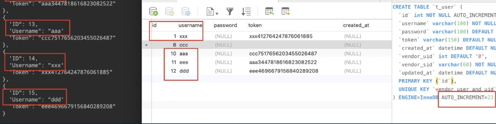 Gorm 使用Create方法批量插入模型（结构体类型）时，若使用了Upsert 处理冲突，执行后，结构体列表中每个元素自动补充的自增主键的值可能是错的