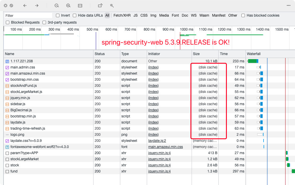 Spring Security The Cache-Control setting in Spring Security 6 is not taking effect.