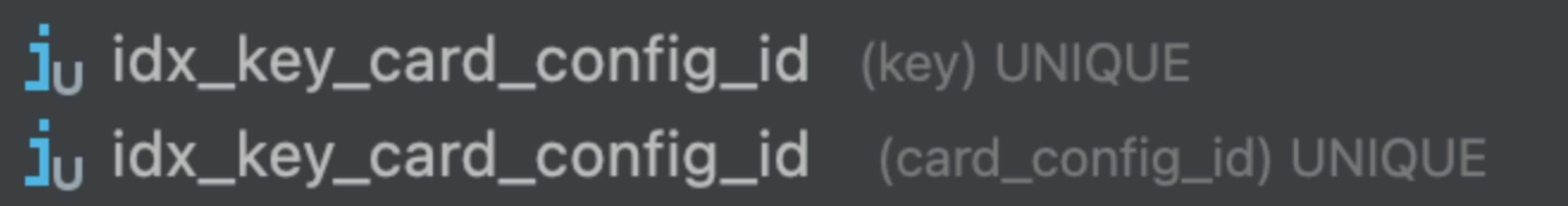 Gorm uniqueIndex space issue