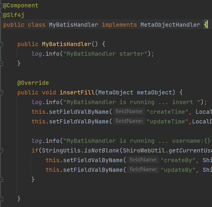 MyBatis-Plus MetaObjectHandler 不生效