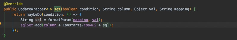 MyBatis-Plus api 内部实现风格不统一