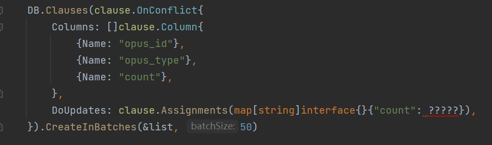 Gorm 批量upsert, 某个字段如何在原有基础上增加新值?