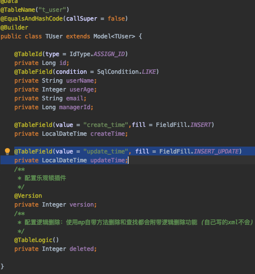 MyBatis-Plus strictUpdateFill 设置updateTime 没有更新时间