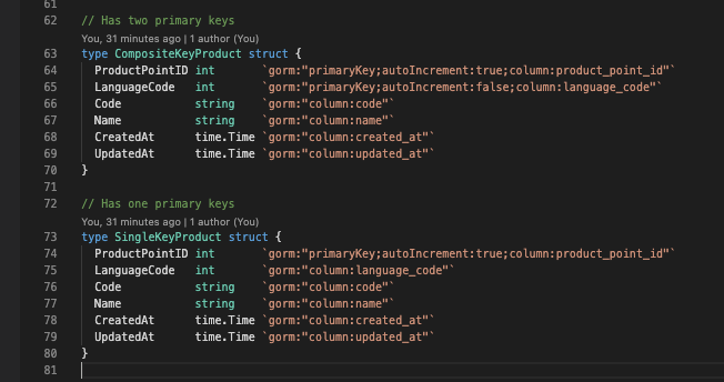 Gorm composite key auto-increment returned 0 upon Create of new record
