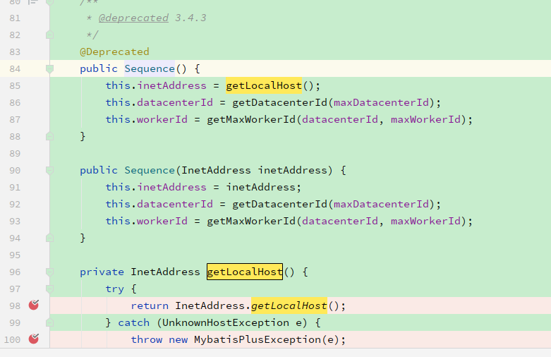 MyBatis-Plus 容器化运行时Sequence.getLocalHost无法获取IP地址导致UnknownHostException