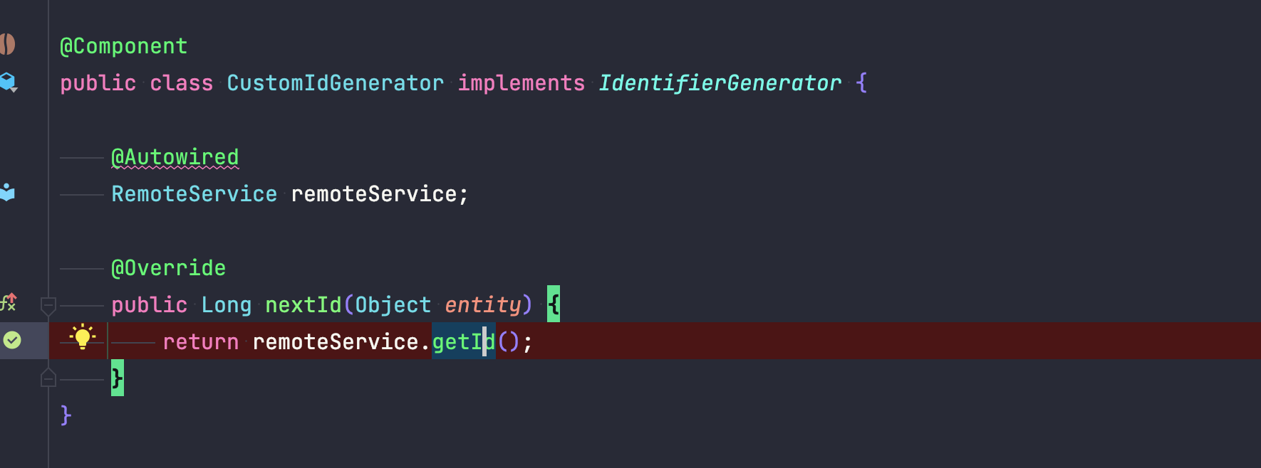 MyBatis-Plus 自定义ID主键新增时没有调用
