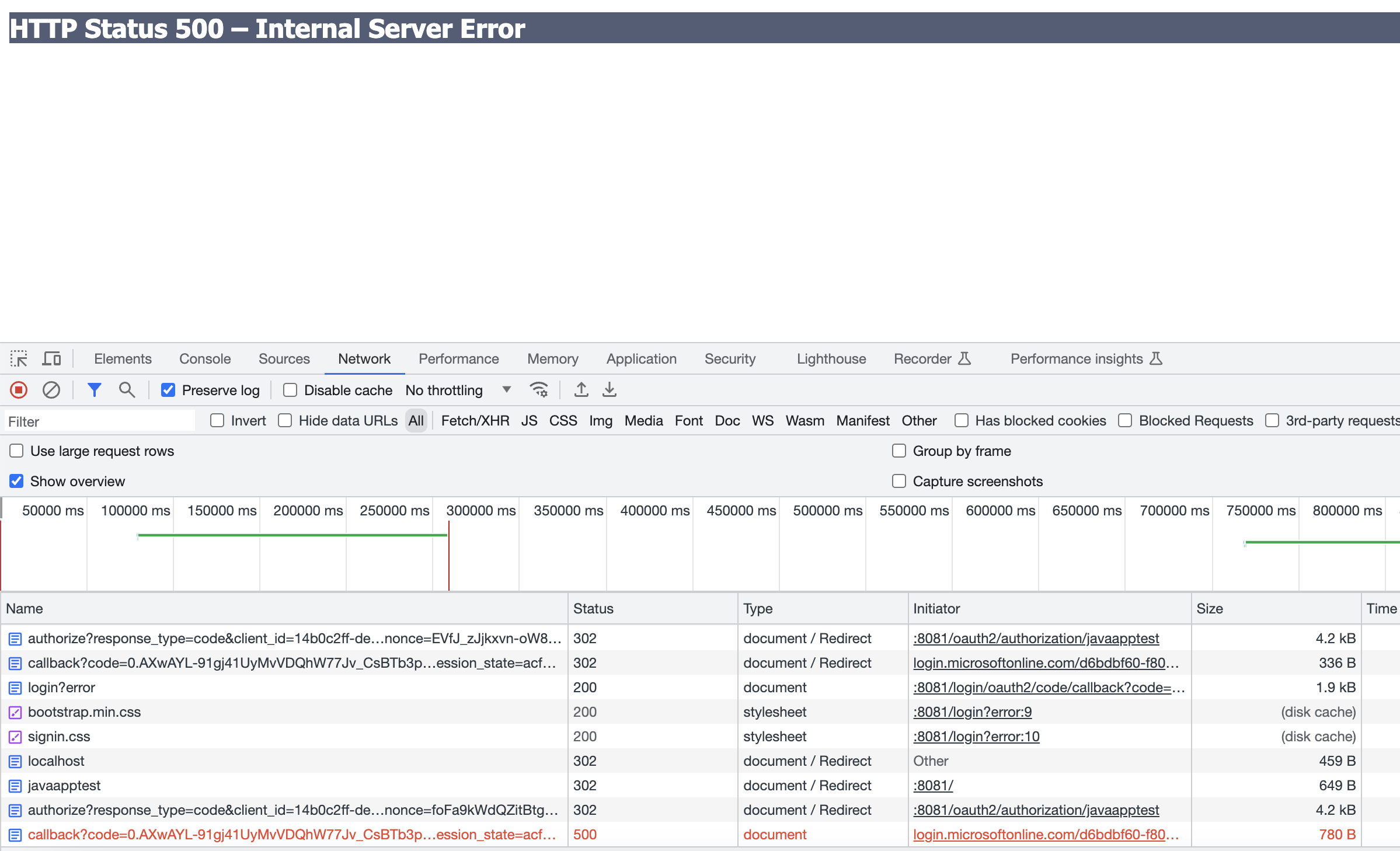 Spring Security Exceptions should be handled correctly even if user info endpoint is misconfigured