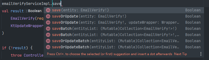 MyBatis-Plus CURD 的返回值类型都代表着什么？