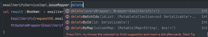 MyBatis-Plus CURD 的返回值类型都代表着什么？