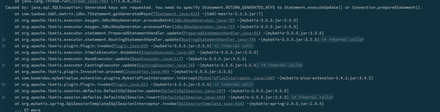 MyBatis-Plus insert 获取自增主键报错 