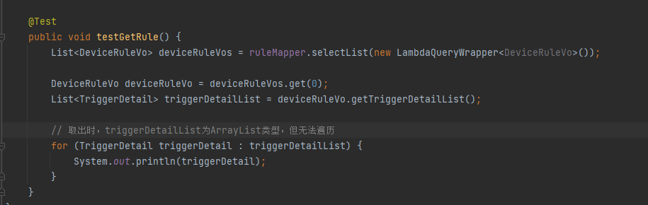 MyBatis-Plus 实体类List泛型，配置typeHandler=FastjsonTypeHandler，查询遍历失败
