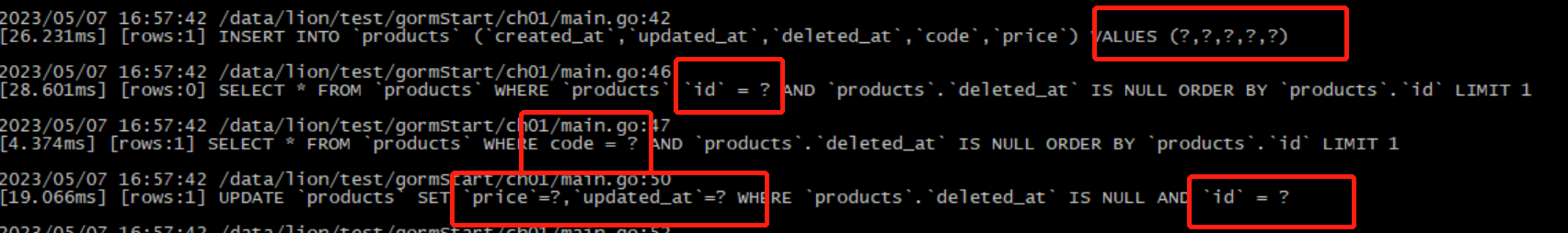 Gorm 打印的sql 里，值被问号代替了，请问怎么配置能显示完整的sql